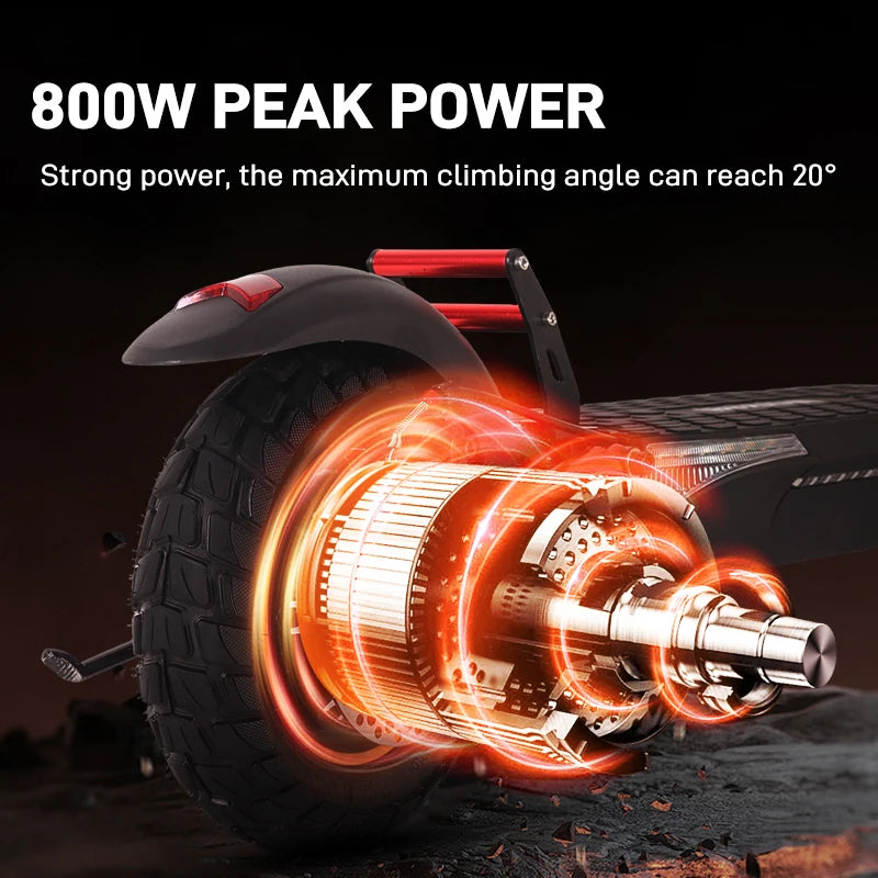 Mankeel MX-14 Pro Adult Electric Scooter 800W 48V 20.8Ah Off-Road Escooter 10" Off-Road Tire Foldable E-Scooter