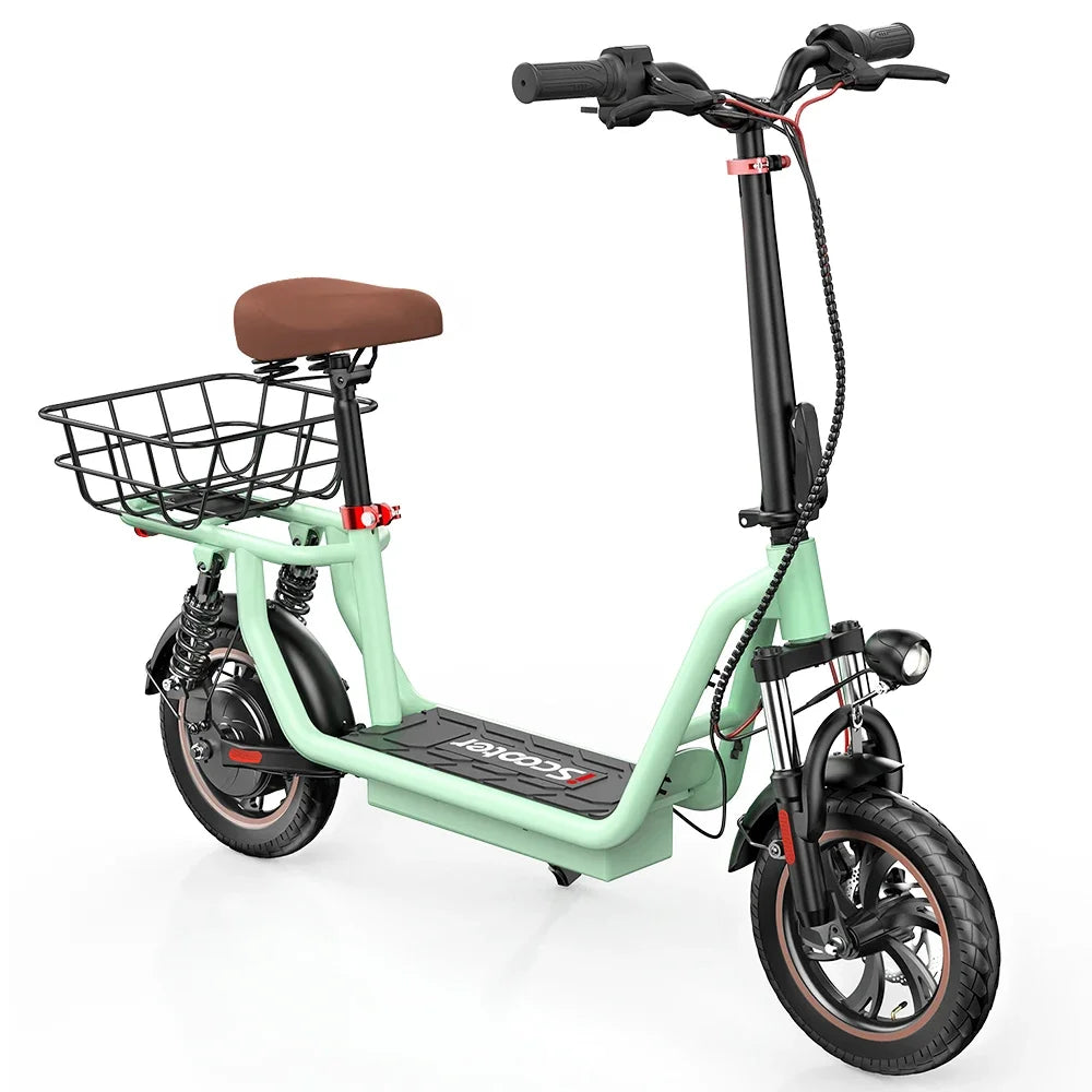 ISCOOTER I12 Adult Electric Scooter 500W Motor 36V7.5AH Battery Electric Scooter 12 Inch Urban Commuting Electric Scooter