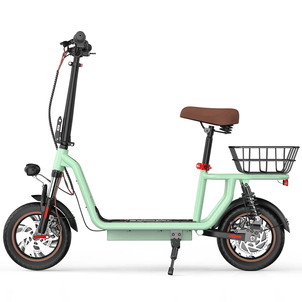 ISCOOTER I12 Adult Electric Scooter 500W Motor 36V7.5AH Battery Electric Scooter 12 Inch Urban Commuting Electric Scooter