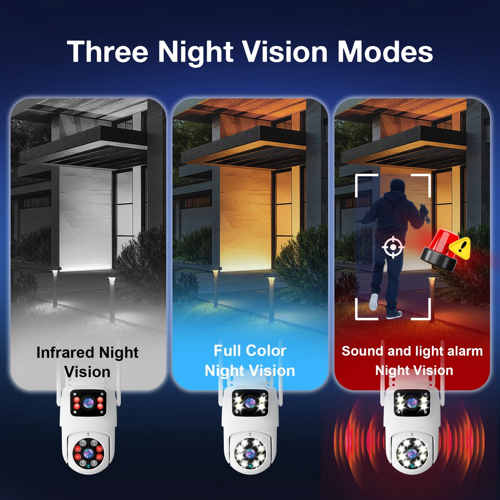 10MP Dual Lens Tuya Wifi Camera PTZ Outdoor 4K Wireless Dual Screen Security Camera Auto Tracking Monitoring Video Surveillance